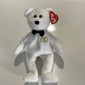 Ty Beanie Baby * Mr. * Grooms Bear * Wedding Bear *‎ Collectible